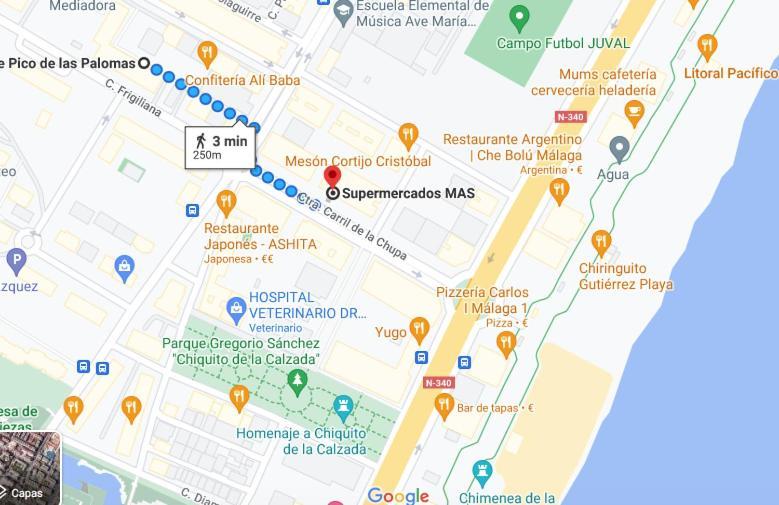 Precioso Apartamento A 5 Minutos Andando De La Playa Màlaga Exteriér fotografie